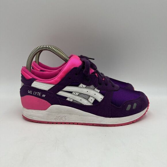 Size 6.5 - ASICS GEL-Lyte III Women Purple C5A4N - F460515 Shoe Sneakers Trainer - Picture 1 of 10
